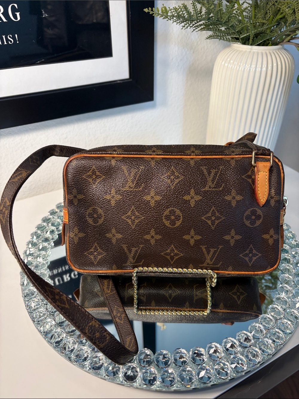 Vintage Louis Vuitton Monogram Pochette Marly Bandouliere